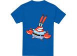 Spongebob Squarepants - Maglietta "Mr Krabby"" Da Uomo TV6661 (3XL) (Blu Reale)"