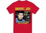Star Trek - Maglietta "All Of The Above"" Da Uomo TV5497 (Xl) (Rosso)"