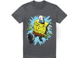 Spongebob Squarepants - Maglietta Da Uomo TV6603 (3XL) (Charcoal)