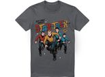 Star Trek - Maglietta "Brividi Dallo Spazio Profondo"" Per Uomo TV13638 (S) (Charcoal)"