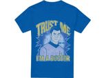 Star Trek - Maglietta "Doctor"" Da Uomo TV13618 (S) (Blu Reale)"