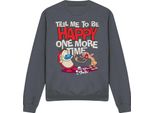 Ren & Stimpy - Felpa "Tell Me To Be Happy"" Per Uomo/Donna Unisex TV12719 (Xl) (Charcoal)"