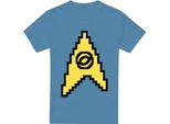 Star Trek - Maglietta "Science"" Da Uomo TV13645 (S) (Blu Carolina)"