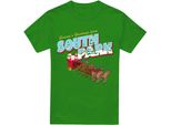 South Park - Maglietta Da Uomo "Season's Greetings"" - Design Natalizio TV7188 (L) (Verde Irlandese)"