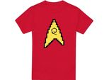 Star Trek - Maglietta "Engineering"" Da Uomo TV13646 (M) (Rosso)"