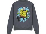 Spongebob Squarepants - Felpa Per Uomo/Donna Unisex TV12785 (Xl) (Charcoal)