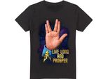 Star Trek - Maglietta "Llap 50"" Da Uomo TV13737 (3XL) (Nero)"
