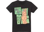 Ren & Stimpy - Maglietta Da Uomo "No Sir I Don't Like It"" TV6513 (Xl) (Nero)"