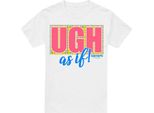 Clueless - Maglietta "Ugh As If"" Da Uomo TV7016 (Xxl) (Bianco)"