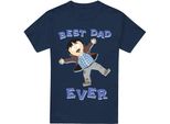 South Park - Maglietta Da Uomo "Miglior Papà Di Sempre"" - Festa Del Papà TV7202 (Xl) (Blu Navy)"