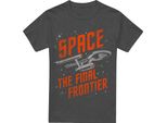 Star Trek - Maglietta "Viaggio Nello Spazio"" Per Uomo/Donna Unisex TV17595 (L) (Charcoal)"