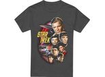Star Trek - Maglietta "Classic Crew"" Per Uomo/Donna Unisex TV17480 (S) (Charcoal)"