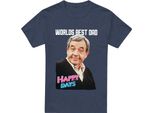 Happy Days - Maglietta "Best Dad"" Per Uomo/Donna Unisex TV17607 (L) (Blu Navy)"