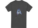 Star Trek - Maglietta "Galactic"" Per Uomo/Donna Unisex TV17616 (S) (Charcoal)"