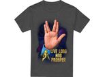 Star Trek - Maglietta "Llap 50"" Per Uomo/Donna Unisex TV17654 (3XL) (Carbone)"