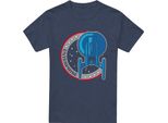 Star Trek - Maglietta "Enterprise"" Per Uomo/Donna Unisex TV17681 (S) (Blu Navy)"