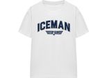 Top Gun - Maglietta "Iceman"" Per Uomo/Donna Unisex TV16906 (S) (Bianco)"