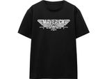 Top Gun - Maglietta "Maverick"" Per Uomo/Donna Unisex TV16916 (L) (Nero)"