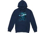 Star Trek - Felpa Con Cappuccio "Enterprise 25"" Da Uomo TV7383 (L) (Navy)"