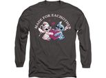 Lilo & Stitch - Maglietta "Made For Each Other"" Per Uomo/Donna Unisex TV14340 (M) (Carbone)"