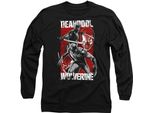 Deadpool & Wolverine - T-Shirt Unisex Uomo/Donna TV14189 (L) (Nero)