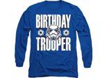 Star Wars - Maglietta "Birthday Troopers"" Per Uomo/Donna Unisex TV14240 (L) (Blu Reale)"