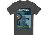 Star Trek - Maglietta "The Next Generation Stagione 1 Episodio 2"" Per Uomo/Donna Unisex TV17777 (Xl) (Charcoal)"
