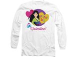 Disney Princess - Maglietta "Sii Fedele A Te"" Per Uomo/Donna Unisex - San Valentino TV14838 (Xxl) (Bianco)"