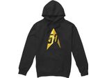 Star Trek - Felpa Con Cappuccio "50Th Anniversary Delta"" Per Uomo TV7557 (S) (Nero)"