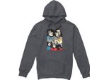 Star Trek - Felpa Con Cappuccio Da Uomo TV7600 (Xxl) (Charcoal)