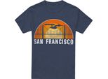 Star Trek - Maglietta "San Francisco Trek"" Per Uomo/Donna Unisex TV18003 (L) (Blu Navy)"