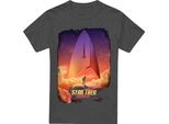 Star Trek: Discovery - Maglietta "L'esploratore"" Per Uomini/Donne Unisex TV17981 (3XL) (Charcoal)"