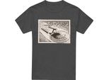 Star Trek - Maglietta "Enterprise"" Per Uomo/Donna Unisex TV18005 (3XL) (Carbone)"