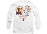 Frozen - Maglietta "Sorelle Unite Dall'amore"" Per Bambini/Donne Unisex - Valentinstag TV14498 (M) (Weiß)"