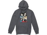 Star Trek - Felpa Con Cappuccio Da Uomo TV7600 (L) (Charcoal)