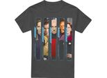 Star Trek - Maglietta "I Capitani"" Per Uomo/Donna Unisex TV18136 (L) (Charcoal)"