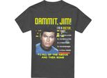 Star Trek - Maglietta "All Of The Above"" Per Uomini/Donne Unisex TV17944 (Xxl) (Charcoal)"