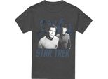 Star Trek - Maglietta "Kirk Spock & Company"" Per Uomo/Donna Unisex TV18179 (3XL) (Charcoal)"