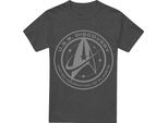 Star Trek: Discovery - Maglietta "Discovery"" Per Uomo/Donna Unisex TV18038 (S) (Charcoal)"