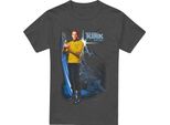 Star Trek - Maglietta "Galactic"" Per Uomini/Donne Unisex TV18211 (3XL) (Charcoal)"