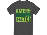 Spongebob Squarepants - Maglietta "Haters Gonna Hate"" Per Uomo/Donna Unisex TV18371 (Xl) (Charcoal)"