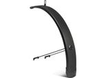Parafango Anteriore Eurofender 28 Pollici 58 Mm Piatto Nero Opaco Tempo Quadrato