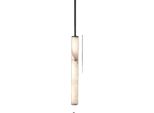 Lampada A Sospensione, Elegante Design In Marmo, Illuminazione Led, 40 Cm, Luce Calda
