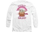 Star Wars: The Mandalorian - Maglietta "Più Carina Della Galassia"" Per Uomo/Donna Unisex TV14516 (Xl) (Bianco)"