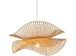 Lampade A Sospensione, Design Rustico, Materiali Ecologici, D55CM, Senza Lampadina