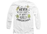 La Principessa E Il Ranocchio - Maglietta "Never Lose Sight"" Per Bambini/Donne Unisex TV14707 (Xl) (Weiß)"