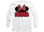 Disney - Maglietta "Orecchie Per La Mamma"" Per Uomo/Donna Unisex - Festa Della Mamma TV14404 (Xxl) (Bianco)"