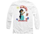 Aladdin - Maglietta "Principessa Di Compleanno"" Per Bambini/Ragazzi Unisex TV14457 (M) (Weiß)"