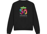 Sesame Street - Felpa "50 Anni"" Per Uomo/Donna Unisex TV20151 (Xl) (Nero)"