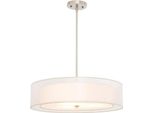 Lampada A Sospensione, Stile Moderno, Apparecchio A 3 Lampade, Con Sorgente Luminosa, Cromo